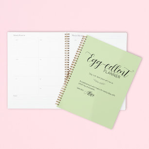 Agenda Planner Bunny personalizado de pascua de lima
