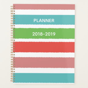 Agenda Planner con franjas brillantes