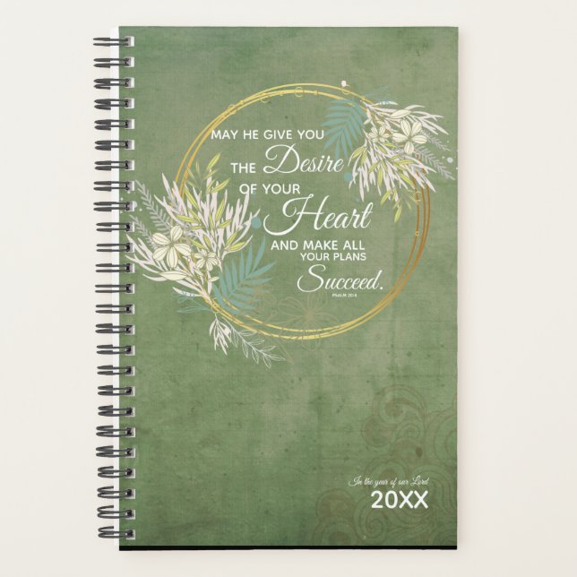 Agenda Planner cristiano para mujeres - Salmos (Anverso)