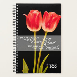 Agenda Planner cristiano para mujeres - Salmos 20 Escritu