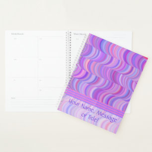 Agenda Planner - Curvas púrpuras