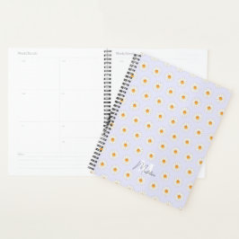 Agenda Planner Daisy Floral - Cuto y elegante