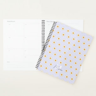 Agenda Planner Daisy Floral - Cuto y elegante