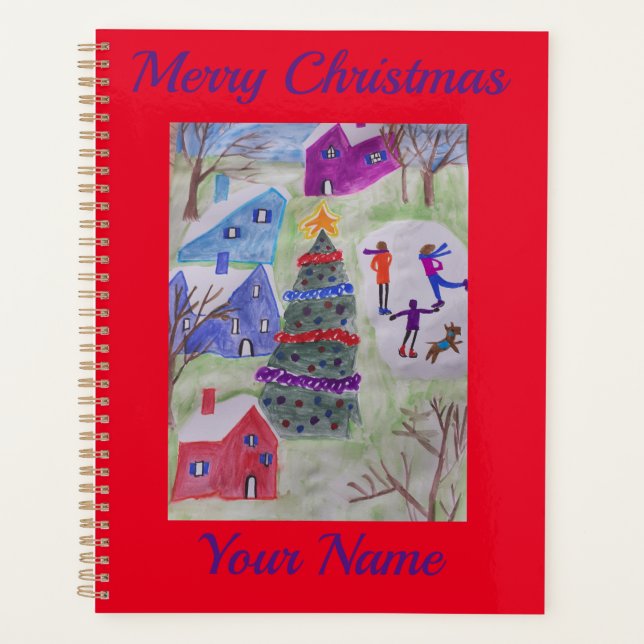 Agenda Planner de aldea de navidades (Anverso)