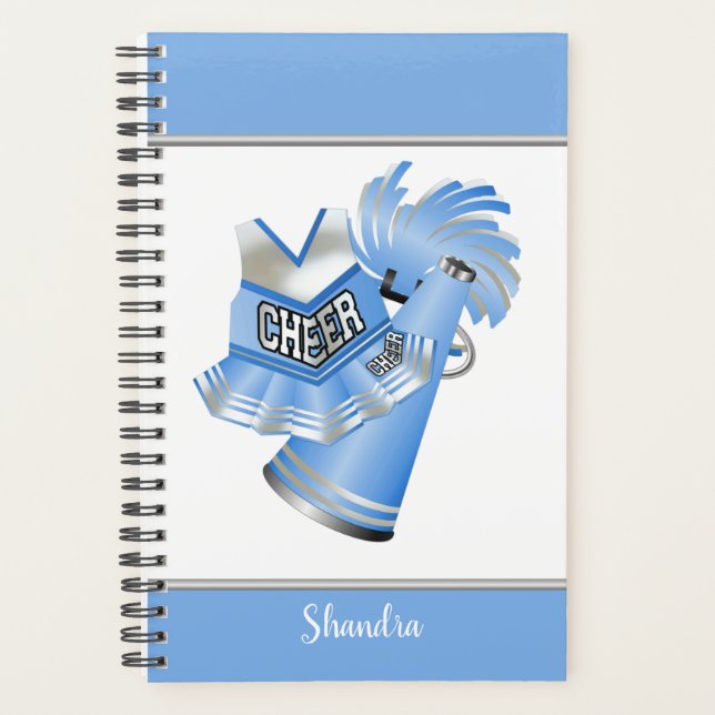 Agenda Planner de animador azul (Anverso)
