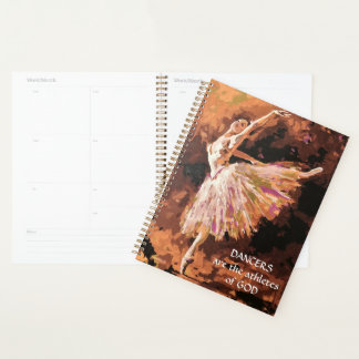 Agenda Planner de ballet con arte original