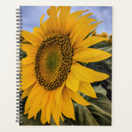 Agenda Planner de cierre de girasol