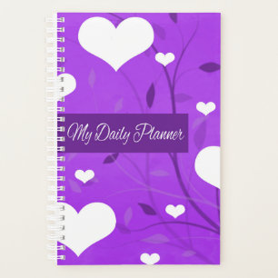 Agenda Planner de corte púrpura