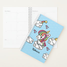 Agenda Planner de Cute Unicorn