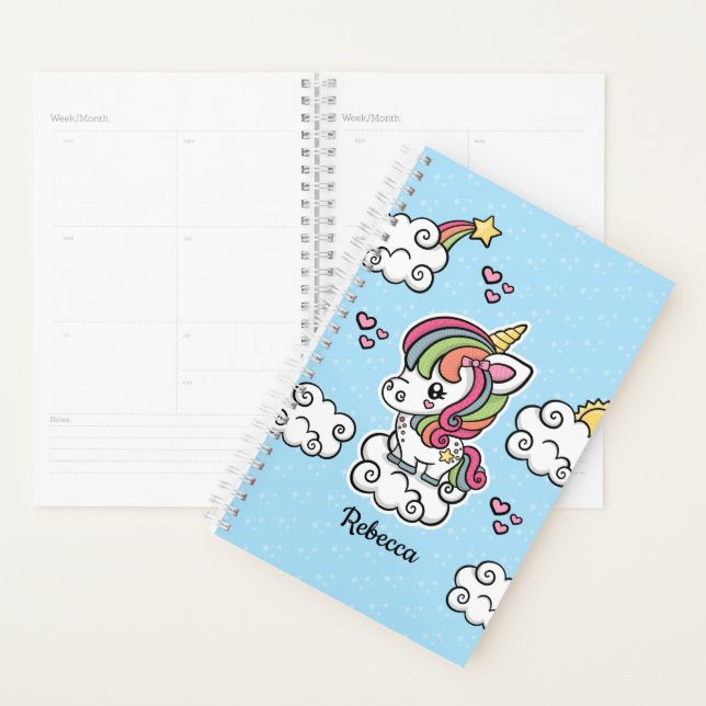 Agenda Planner de Cute Unicorn (Demostración)