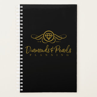 Agenda Planner de diamantes y perlas