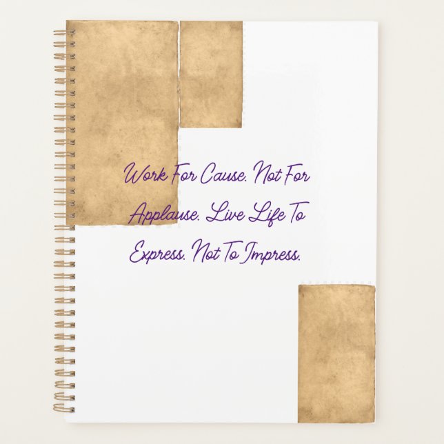 Agenda Planner de diseño de época (Anverso)