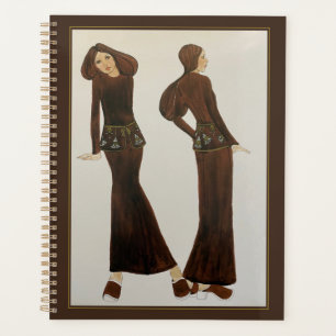 Agenda Planner de diseño de moda de los años 1960, por 