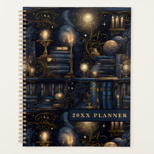 Agenda Planner de estantería de biblioteca mística - Estr