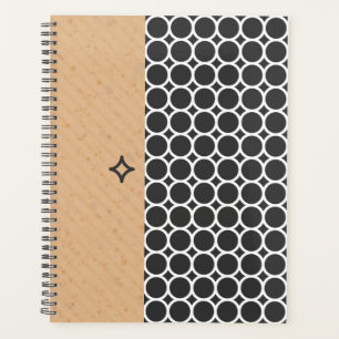 Agenda Planner de estilo geométrico moderno