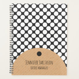 Agenda Planner de estilo geométrico moderno