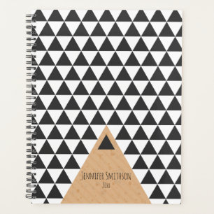 Agenda Planner de estilo geométrico moderno