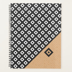 Agenda Planner de estilo geométrico moderno