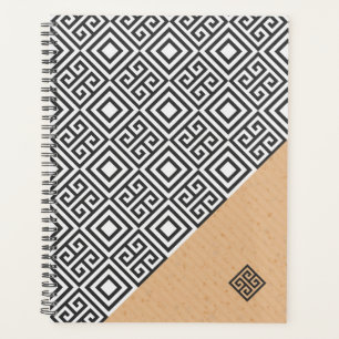 Agenda Planner de estilo geométrico moderno