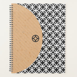 Agenda Planner de estilo geométrico moderno