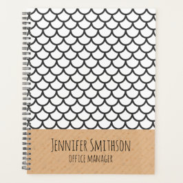 Agenda Planner de estilo geométrico moderno