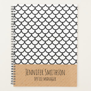 Agenda Planner de estilo geométrico moderno