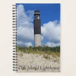 Agenda Planner de faro de la isla de roble