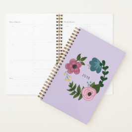 Agenda Planner de Floral 2019
