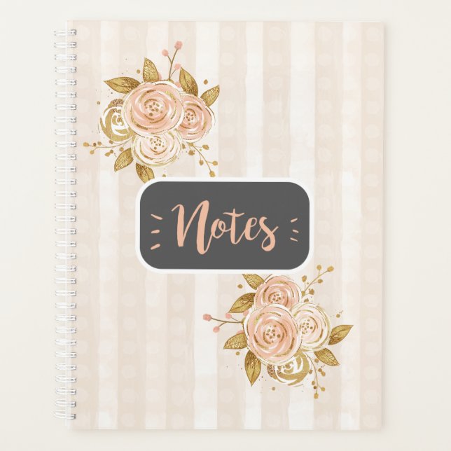 Agenda Planner de Floral Bliss Female (Anverso)
