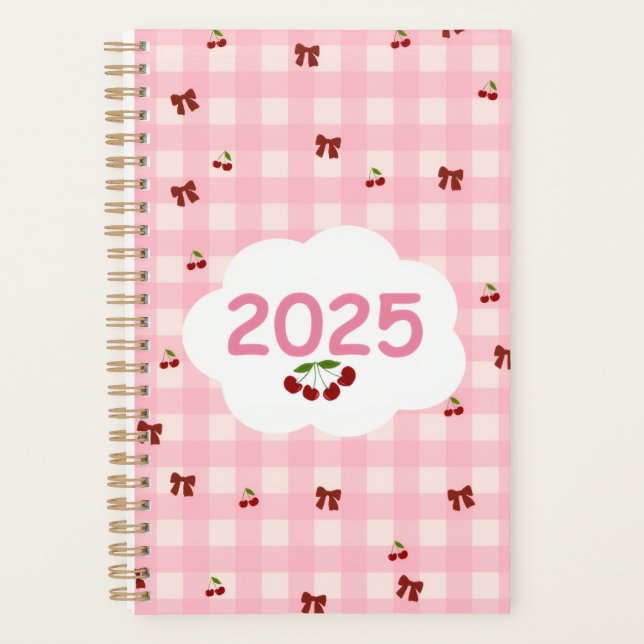 Agenda Planner de flores de cerezo (Anverso)