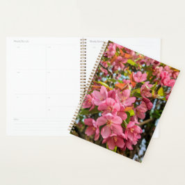 Agenda Planner de flores de cerezo