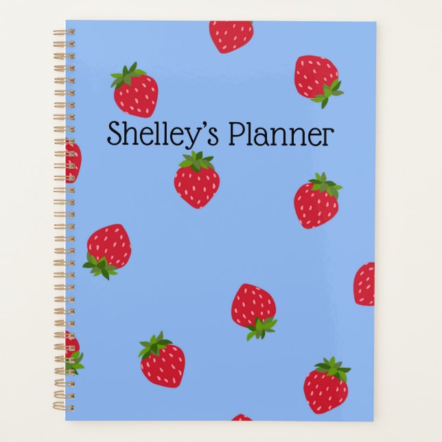 Agenda Planner de fresas (Anverso)