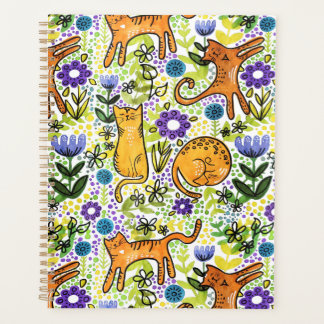 Agenda Planner de gatos de jardín