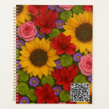 Planner de girasol y Rosa