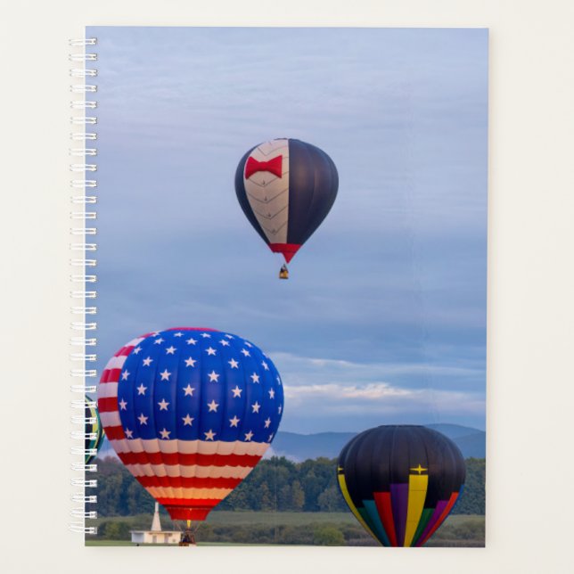 Agenda Planner de globos aerostáticos 2024 (Anverso)