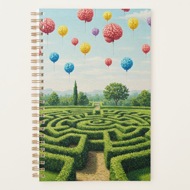 Agenda Planner de globos cerebrales y mazmorras (Anverso)