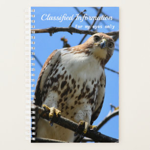 Agenda Planner de Hawk con cola roja