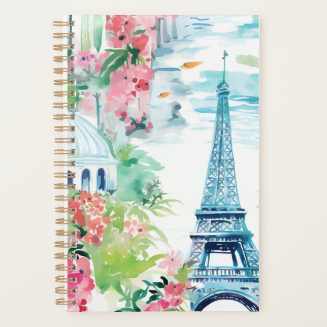 Agenda Planner de jardín parisino (Anverso)