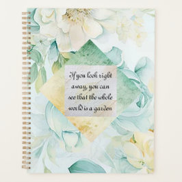Agenda Planner de jardines y flores