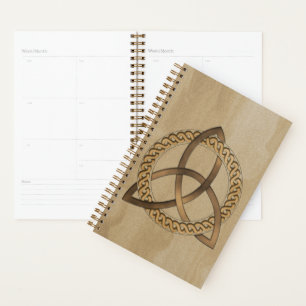 Agenda Planner de Knot de Triquetra Celta Trinity