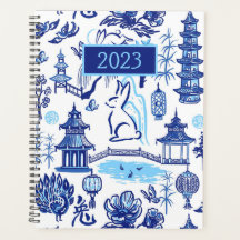 Planner de la serie Chinoiserie del Conejo de Año