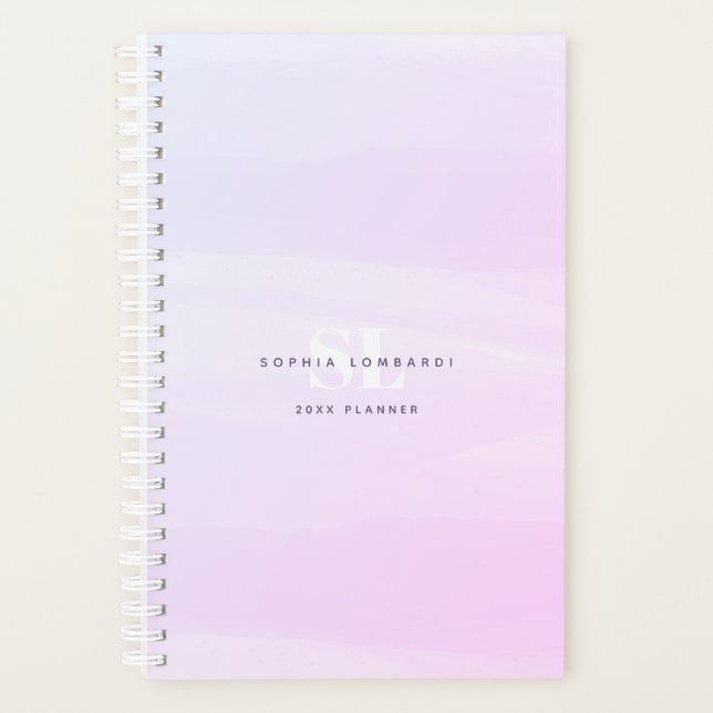 Agenda Planner de lavavajillas de agua de Moda simple (Anverso)