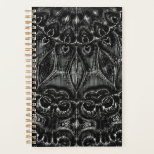 Agenda Planner de Mandala para carbón vegetal