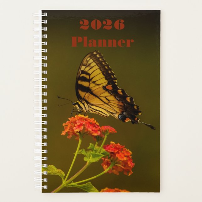 Agenda Planner de mariposa 2026 (Anverso)