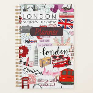 Agenda Planner de Moda de la ciudad de Londres