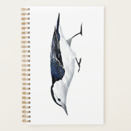 Agenda Planner de nuthatch de pecho blanco