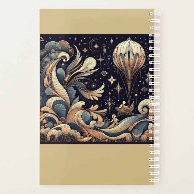 Agenda Planner de ondas encantadas (Reverso)