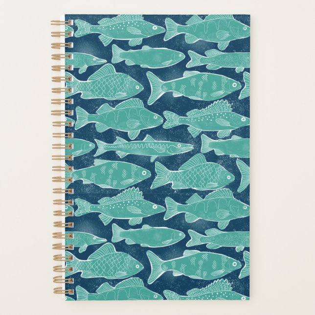 Agenda Planner de peces del lago (Anverso)