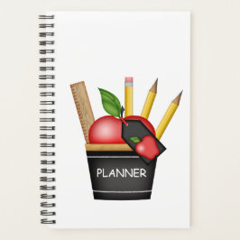 Agenda Planner de Personalizado de pastel de Apple para p