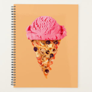 Agenda Planner de pizza de helados